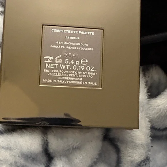 Burberry Complete Eye Shadow Palette, 02 Mocha, New In Box